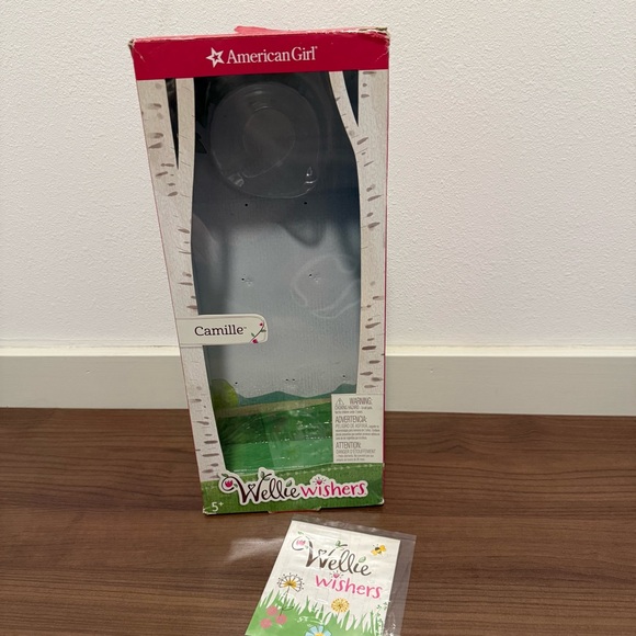 American Girl Wellie Wisher Camille 14/5" Doll & Bag Lot Blonde Hair Blue Eyes - Picture 8 of 11